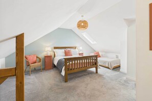 2 bedrooms, iron/ironing board, travel crib, WiFi