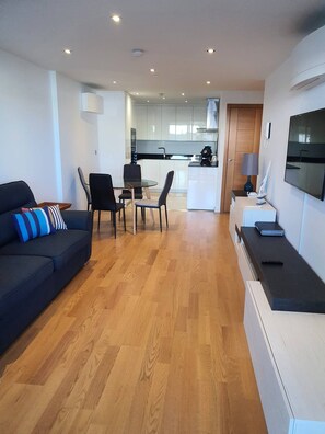 Living area - One Bedroom Ocean Village Apt (Gibraltar)
