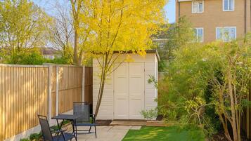 Outdoor banquet area