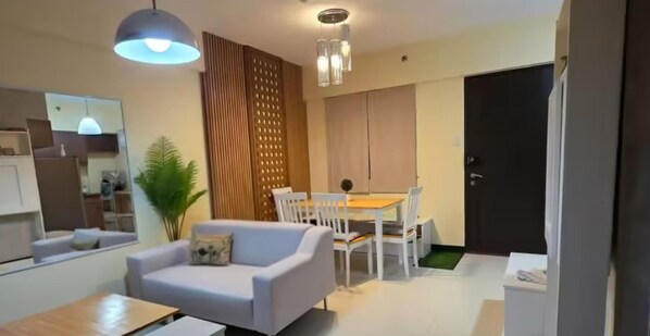 Living room - Room-the Yanoa Stay 2 Bedroom Condo (Muntinlupa)