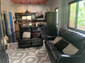 House, 2 Bedrooms, Smoking, Balcony | Living room - Spacious Beachfront House With Rooftop Deck in Macrohon, Philippines (Macrohon)