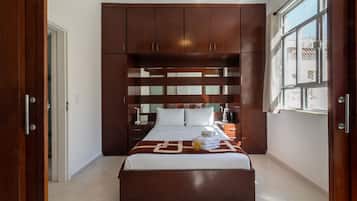 1 bedroom, iron/ironing board, travel crib, WiFi (free)