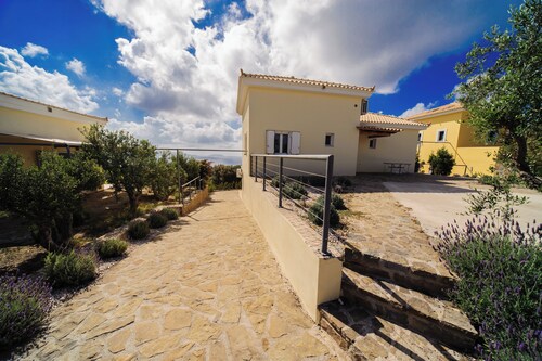 VACATION HOME BY THE SEA ON A HILL ABOVE THE BEACH, FANTASTIC PANORAMA