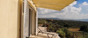 VACATION HOME BY THE SEA ON A HILL ABOVE THE BEACH, FANTASTIC PANORAMA