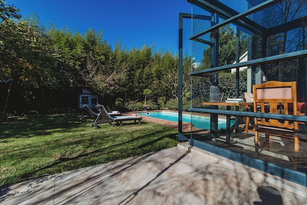 2 outdoor pools, pool umbrellas, sun loungers