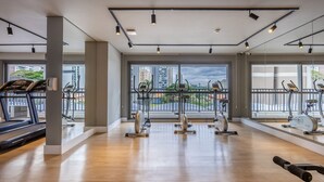 Basic Apartment | Fitness facility - Charming Studio 550 m From Brooklin Subway Atb2014 (São Paulo)