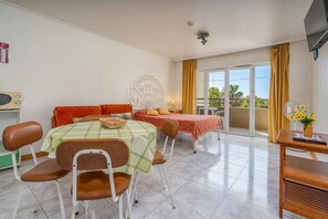 1 makuuhuone, vuodevaatteet