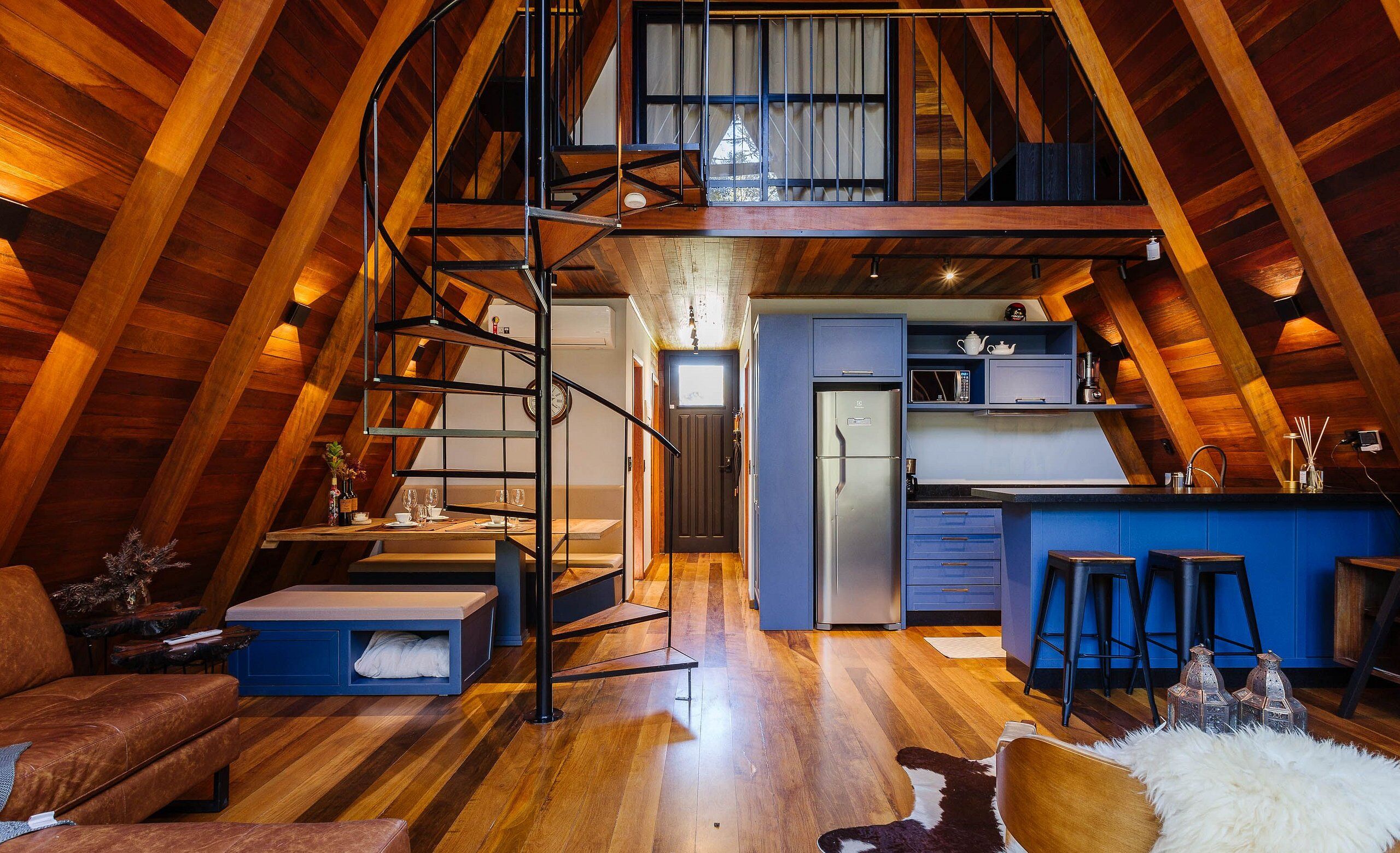 Chalet básico | Zona de estar | Una televisión