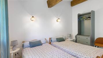 2 chambres, fer et planche Ă repasser, Wi-Fi, draps fournis