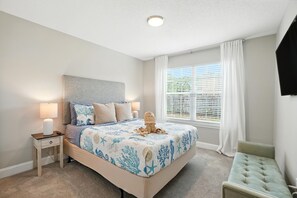 3 bedrooms, iron/ironing board, travel cot, WiFi