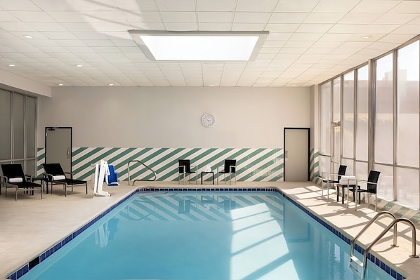 Indoor pool, a heated pool
