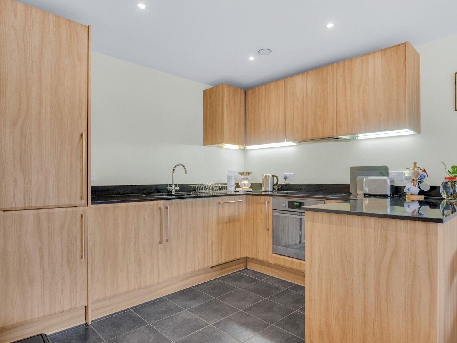 Microwave, oven, dishwasher, toaster