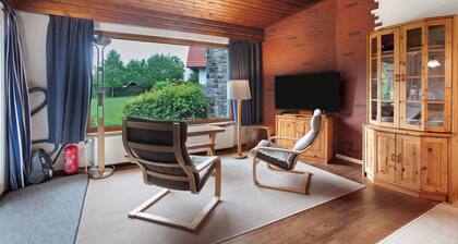 Bungalow 'Uschi' mit privater Terrasse, Gemeinschaftsgarten und WLAN