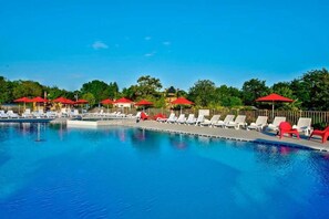 Una piscina riscaldata