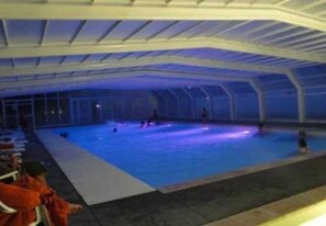 Indoor pool, a heated pool