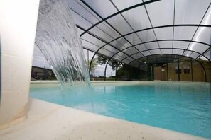 Indoor pool, a heated pool