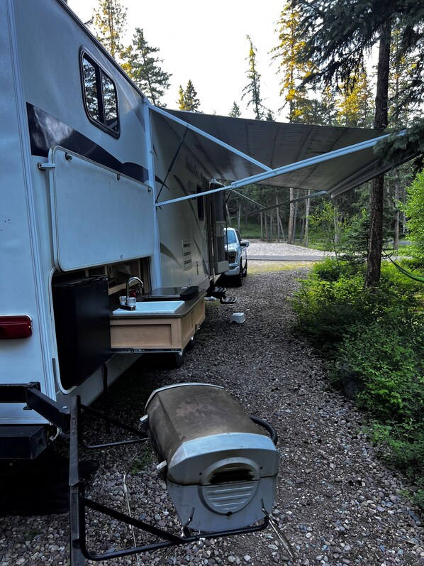 Overnattingsstedets uteområder