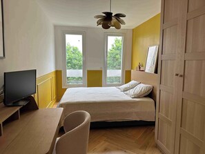 1 chambre, Wi-Fi, draps fournis