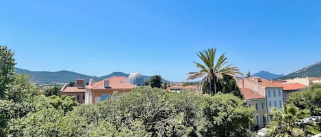 Blick von der Unterkunft