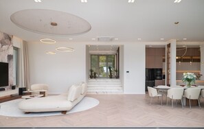 Dining - New! Villa A56, 98m2 heated pool&spa, near Split, bbq, gym, family, sea view (Kaštel Lukšić)