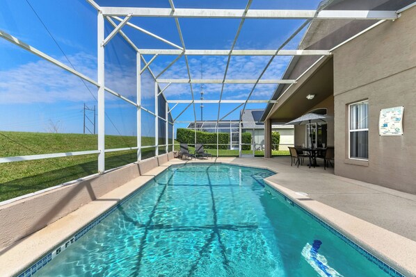 Una piscina climatizada