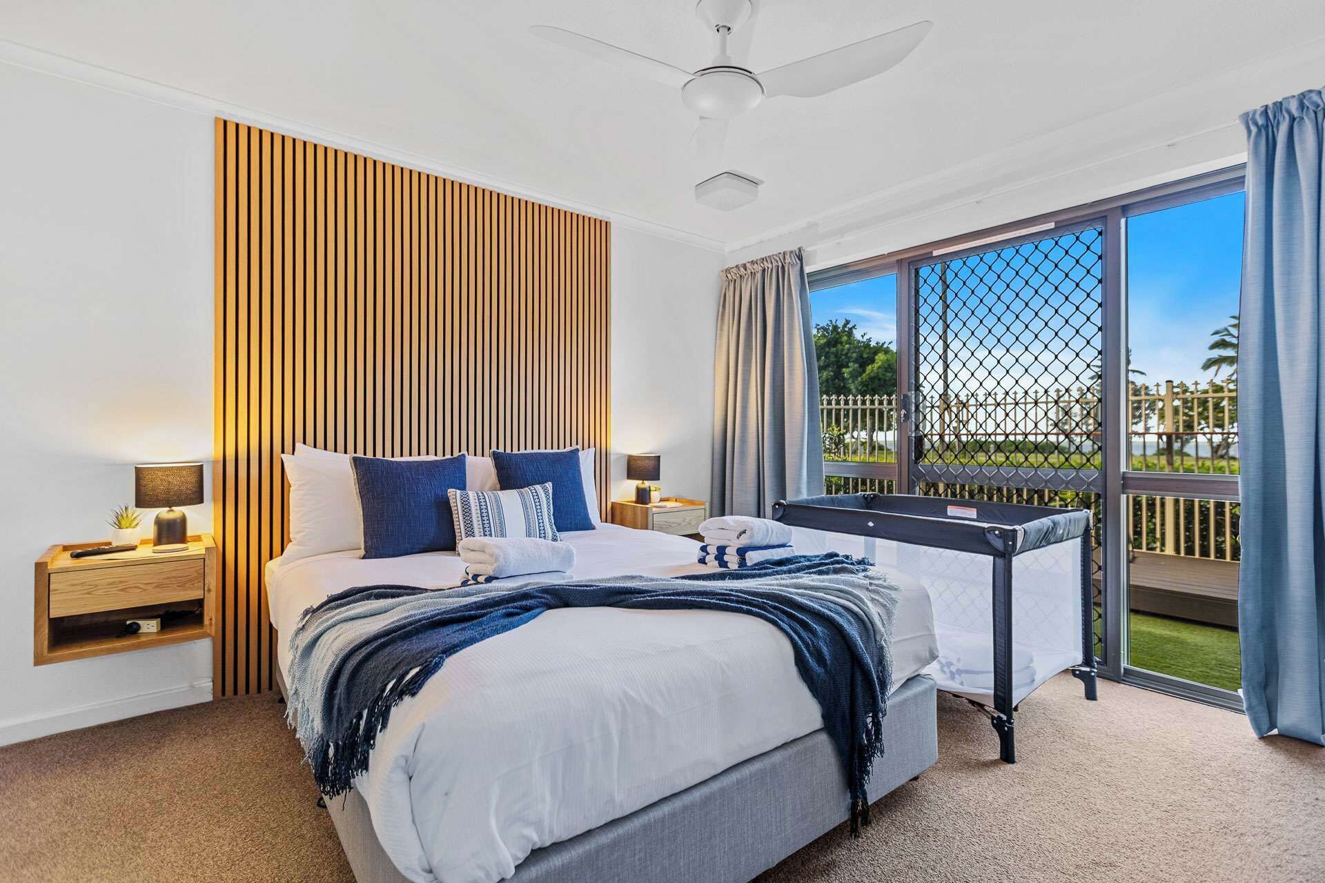 3 bedrooms, iron/ironing board, travel cot, WiFi