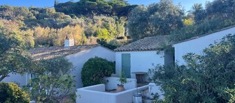 Saint Tropez magical villa on secluded beach walking distance from village center