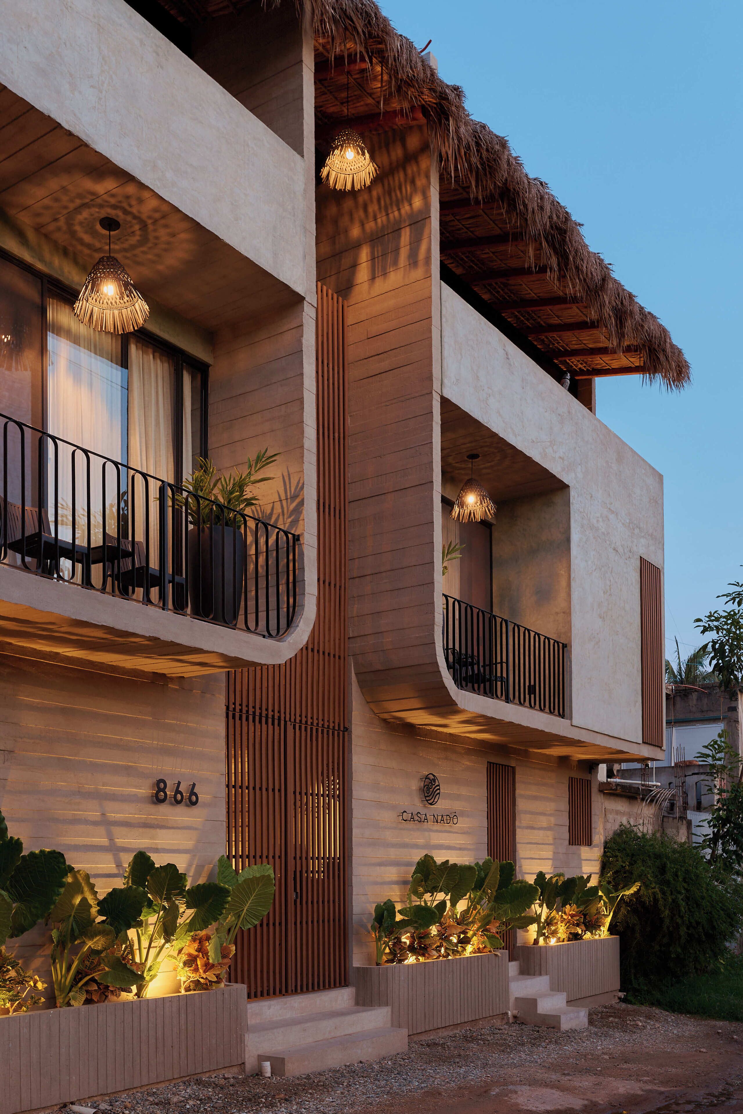 Fachada de la propiedad