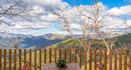 Cabin 'Mirlo Blanco' with Mountain View, Shared Pool and Private Terrace