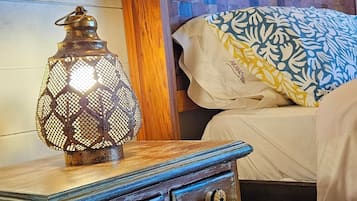 Premium bedding, down duvets, pillow-top beds, individually decorated