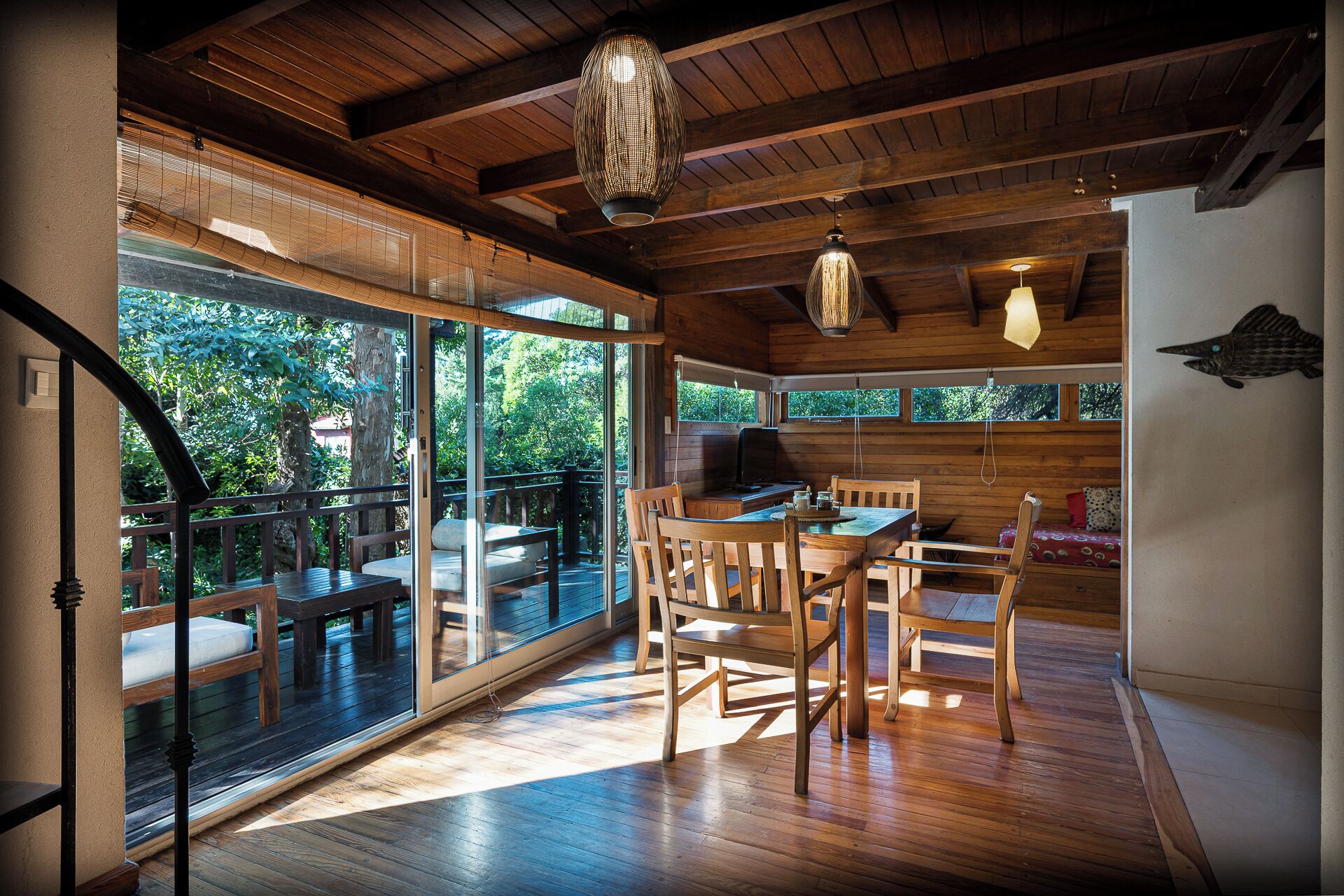Cabaña, 1 habitación, patio, vistas al jardín (INDONESIA) | Cocina privada | Frigorífico grande, microondas, horno y placa de cocina