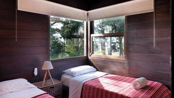 Premium bedding, down duvets, pillow-top beds, individually decorated
