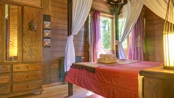 Cabin, 2 Bedrooms, Patio, Garden View (INDIA) | Premium bedding, down duvets, pillow-top beds, individually decorated