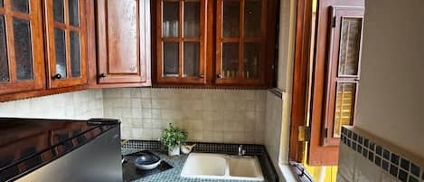 Frigorífic, microones, placa de cuina i cafetera i tetera