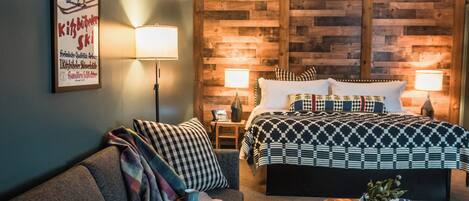 Chambre Double Classique, 1 très grand lit et 1 canapé-lit, non-fumeur