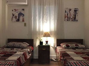 2 habitaciones, tabla de planchar con plancha y wifi 