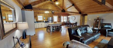 Lecteur de DVD, baby-foot, livres, vidéothèque