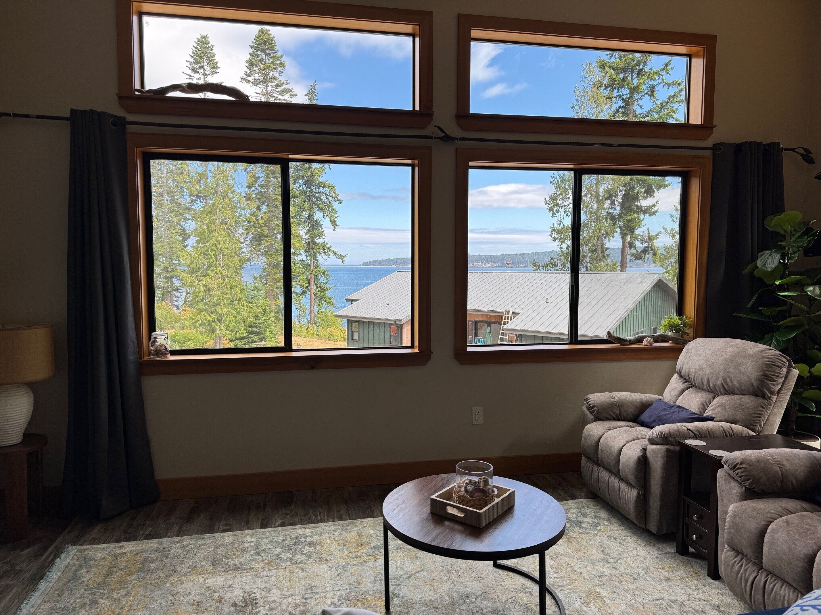 Sequim Bay is right outside your window