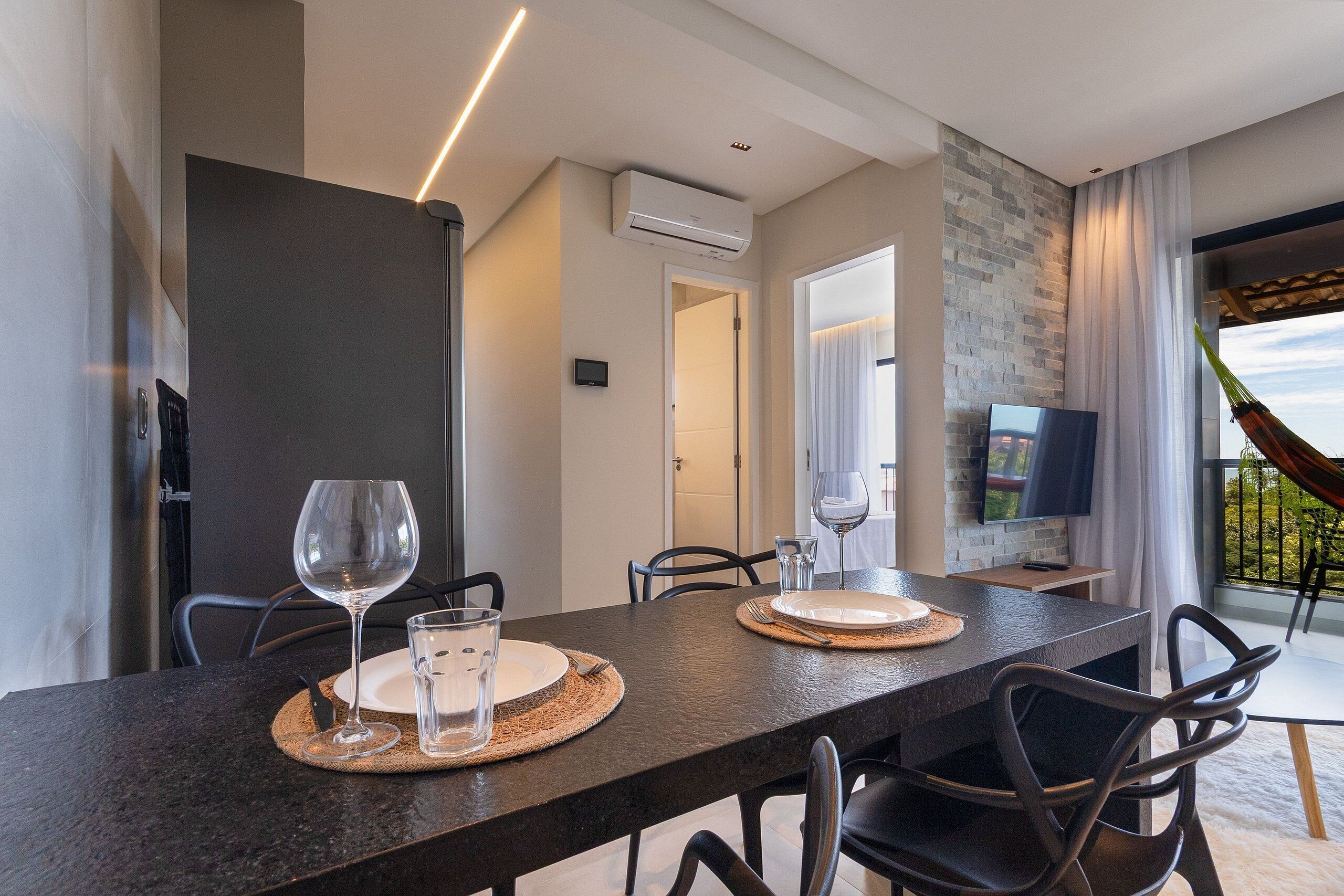 Apartamento superluxo | Opções para refeição