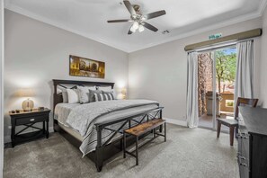 2 bedrooms, iron/ironing board, travel crib, WiFi