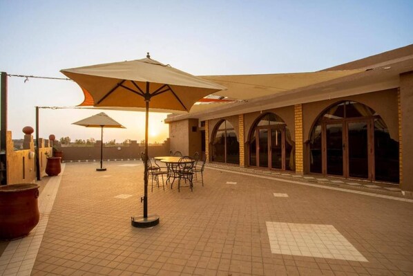 Villa, 5 Bedrooms, Patio, Pool View | Terrace/patio - Villa Farm Host Heated Pool View Grand Atlas (Aghouatim)