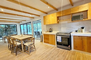 Microwave, oven, stovetop