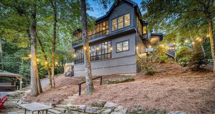 Ultimate FISHING Retreat- private 250 ft water front - Hot Tub, Sauna, Game Room