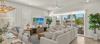 Spacious NEW 5-bedroom house with pool and hot tub.