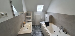 Shower, hair dryer
