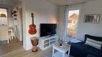 Fernseher, Kamin