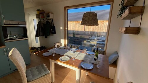 Tiny House mit Sauna am See