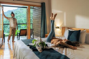 Deluxe Double Room, River View | Terrace/patio