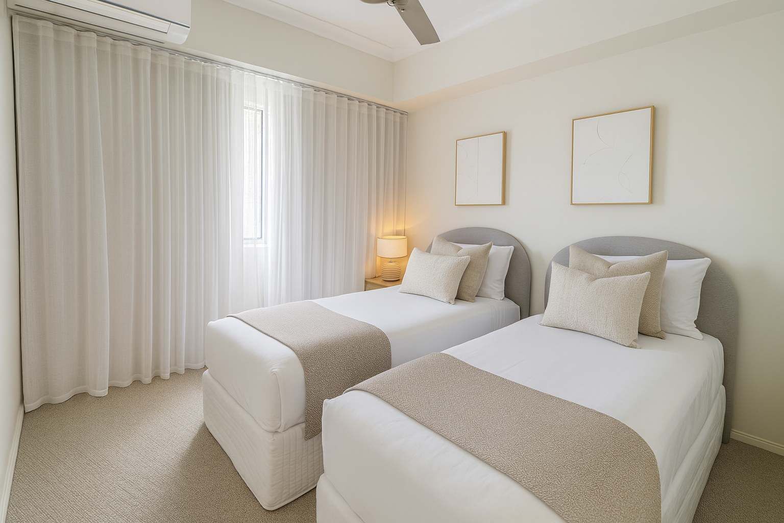 2 bedrooms, desk, iron/ironing board, free WiFi