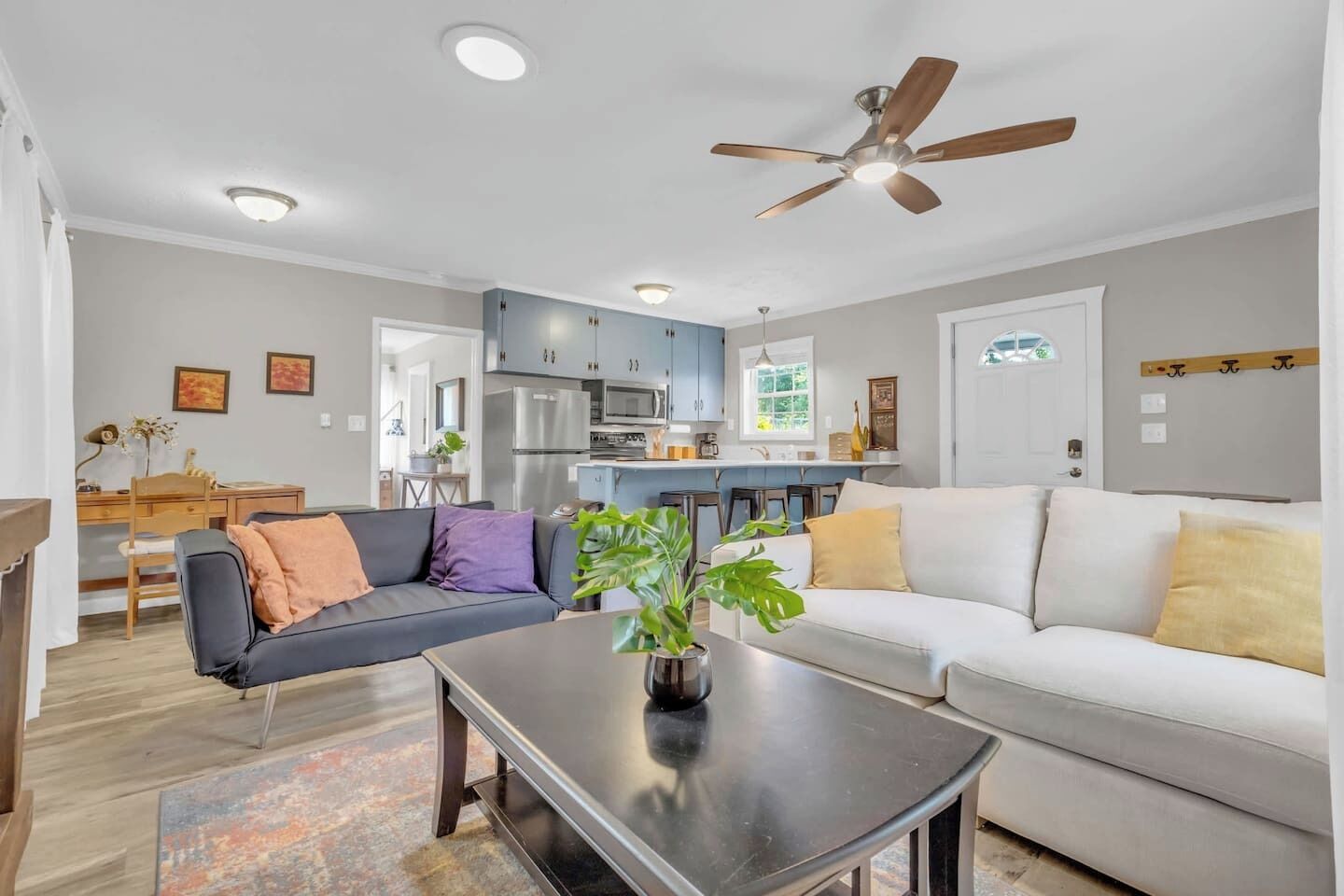 Televisie en een kantoor